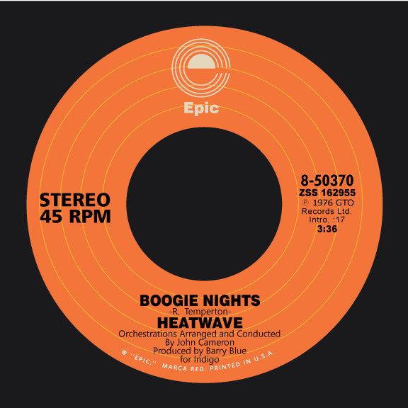 Heatwave "Boogie Nights" Label Men's T-shirt